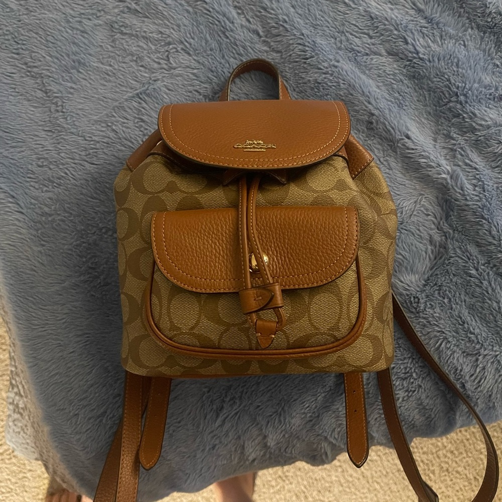 Small coach backpack